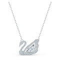 SILVER SWAN NECKLACE