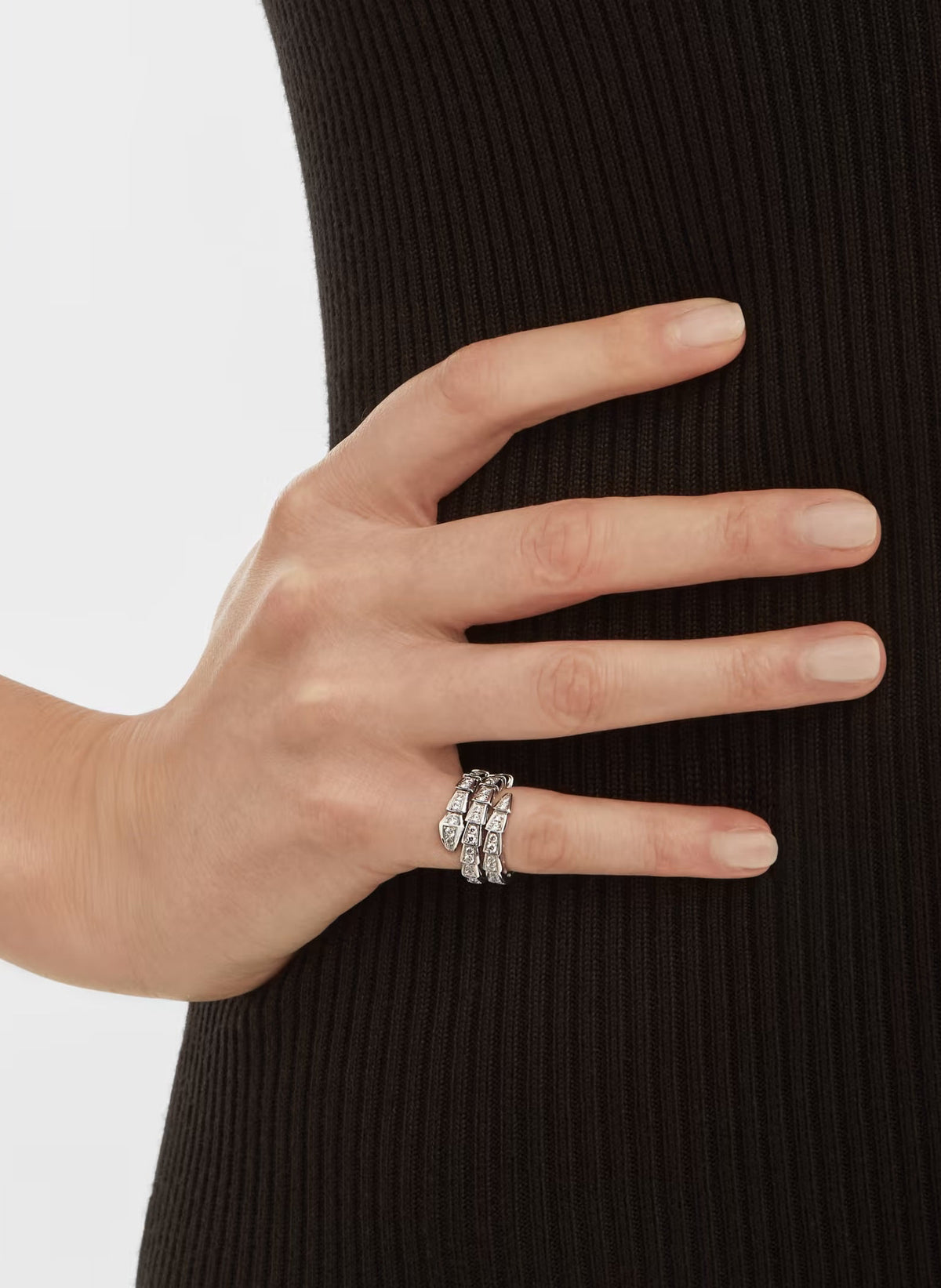 SILVER SNAKE RING