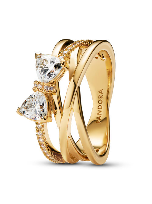 BOW GOLD RING