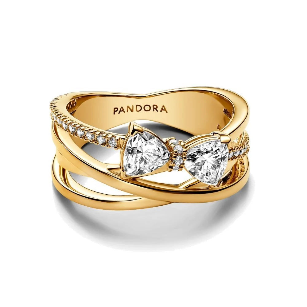 BOW GOLD RING