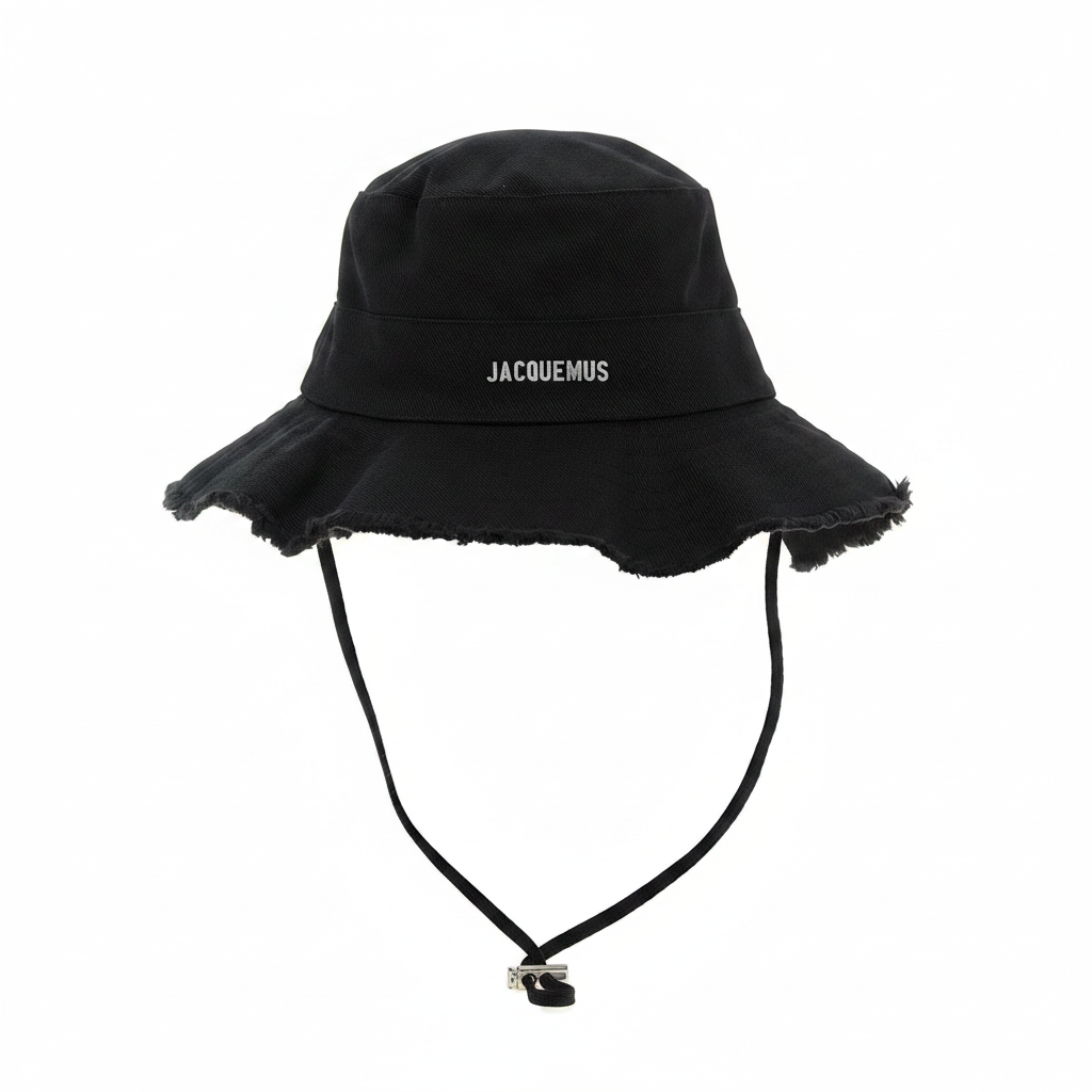 Black Jacquemus Bucket Hat